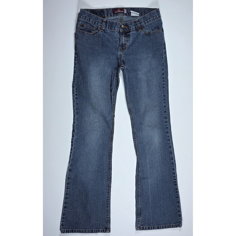 Jordache Womens Lo-Rise Stretch Bootcut Jeans Blue Denim Size 9/10 Regular
